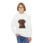 Labrador Retriever Wearing Sunglasses - Youth Sweatshirt