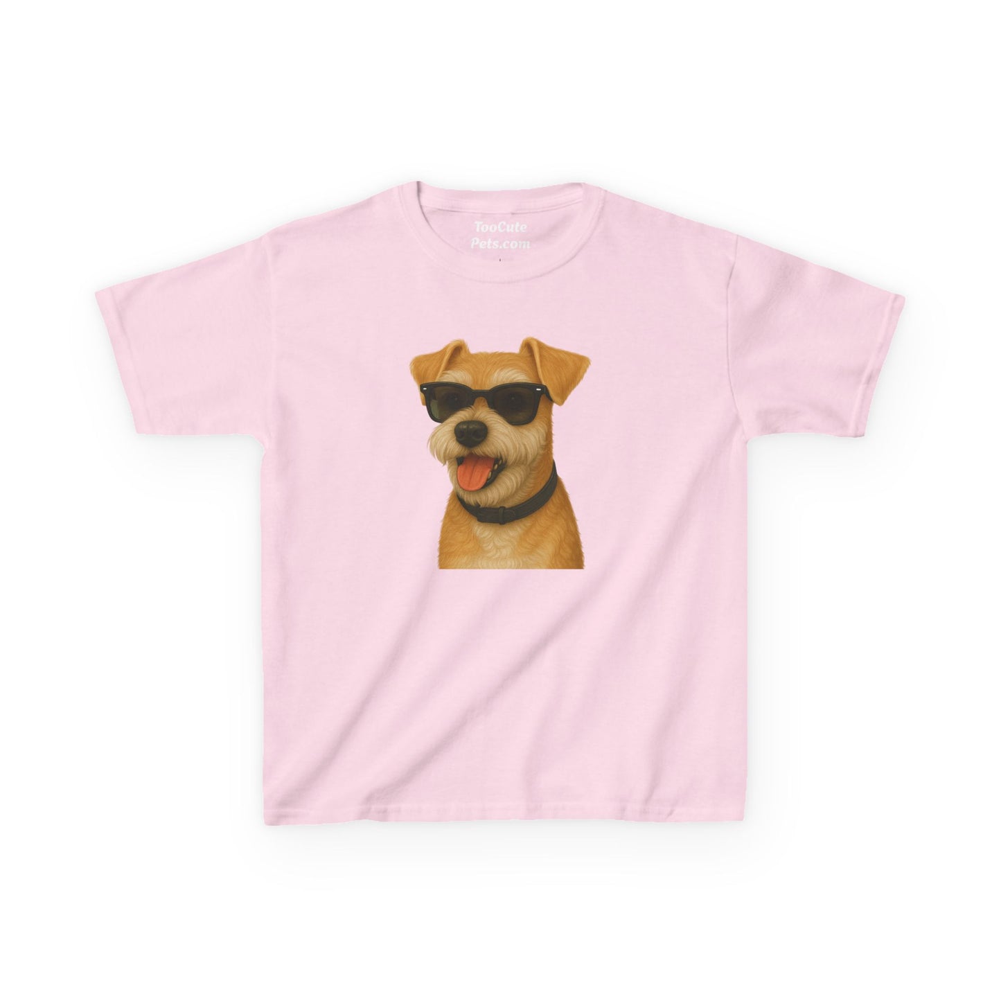 Mini Schnauzer Wearing Sunglasses - Kids Tee