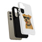 Miniature Schnauzer Wearing Sunglasses - Tough Phone Case