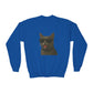 Gray Cat Wearing Sunglasses - Youth Crewneck Sweatshirt
