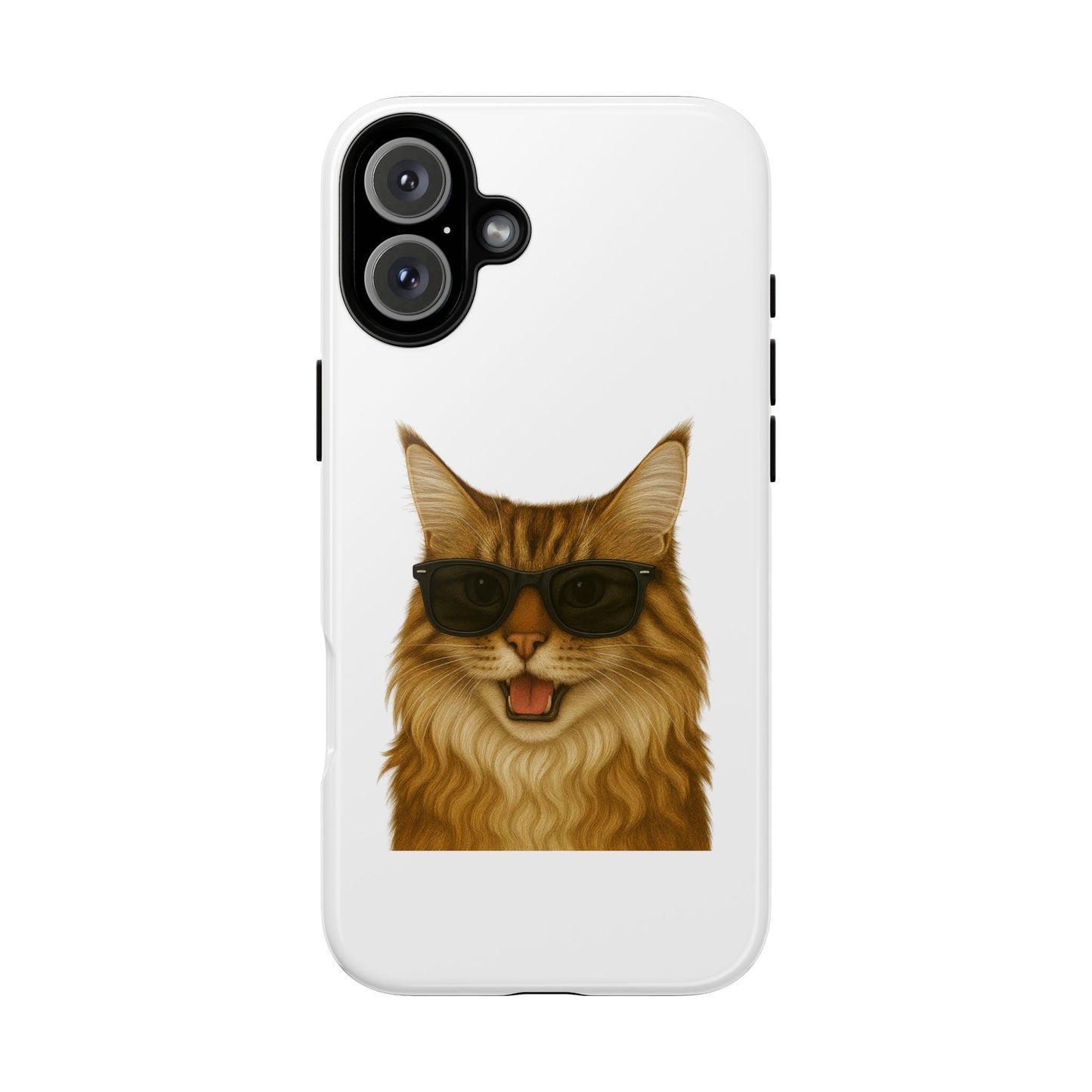 Maine Coon Wearing Sunglasses - Tough Phone Case