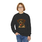 German Shorthaired Pointer Wearing Sunglasses - Youth Crewneck Sweatshirt