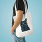 Russian Blue Cat Wearing Sunglasses Cotton Tote Bag