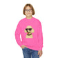 White Poodle Wearing Sunglasses - Youth Crewneck Sweatshirt