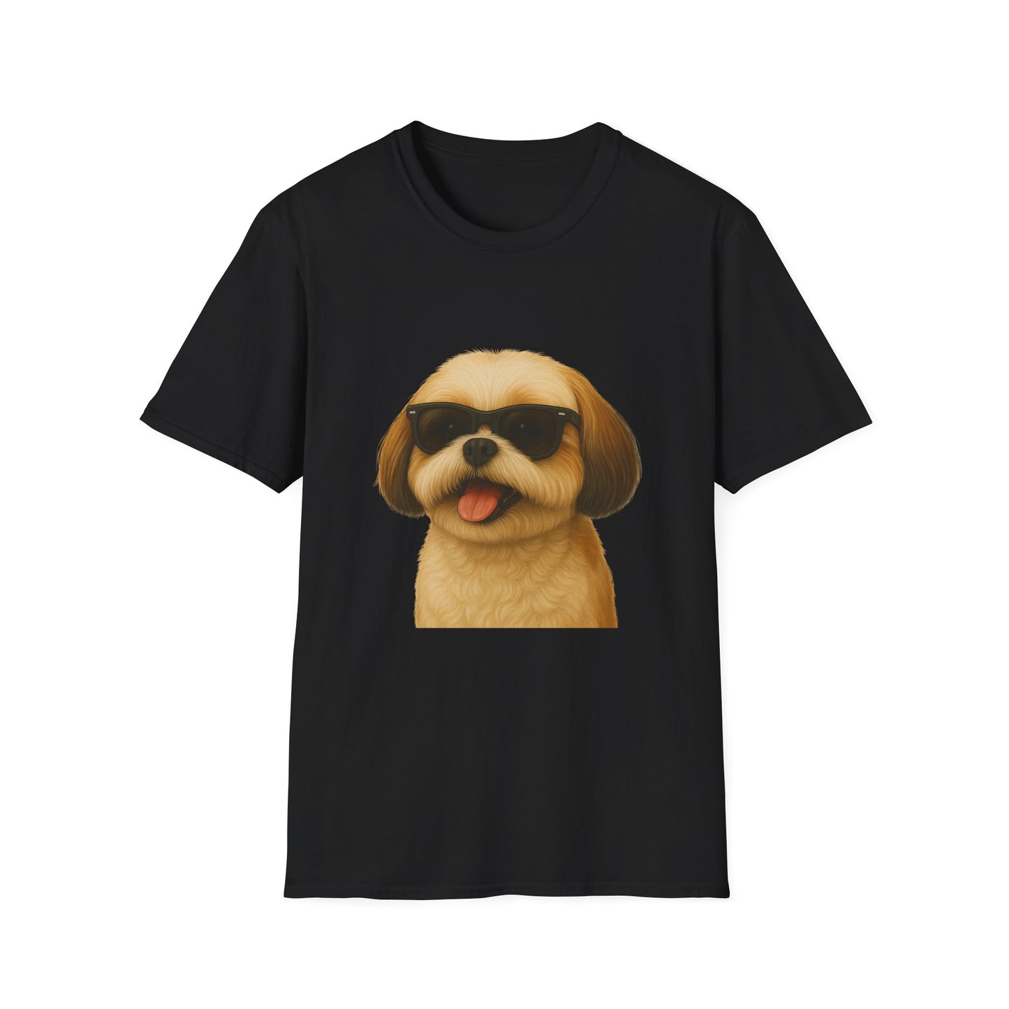 Shih Tzu Wearing Sunglasses - Adult T-Shirt