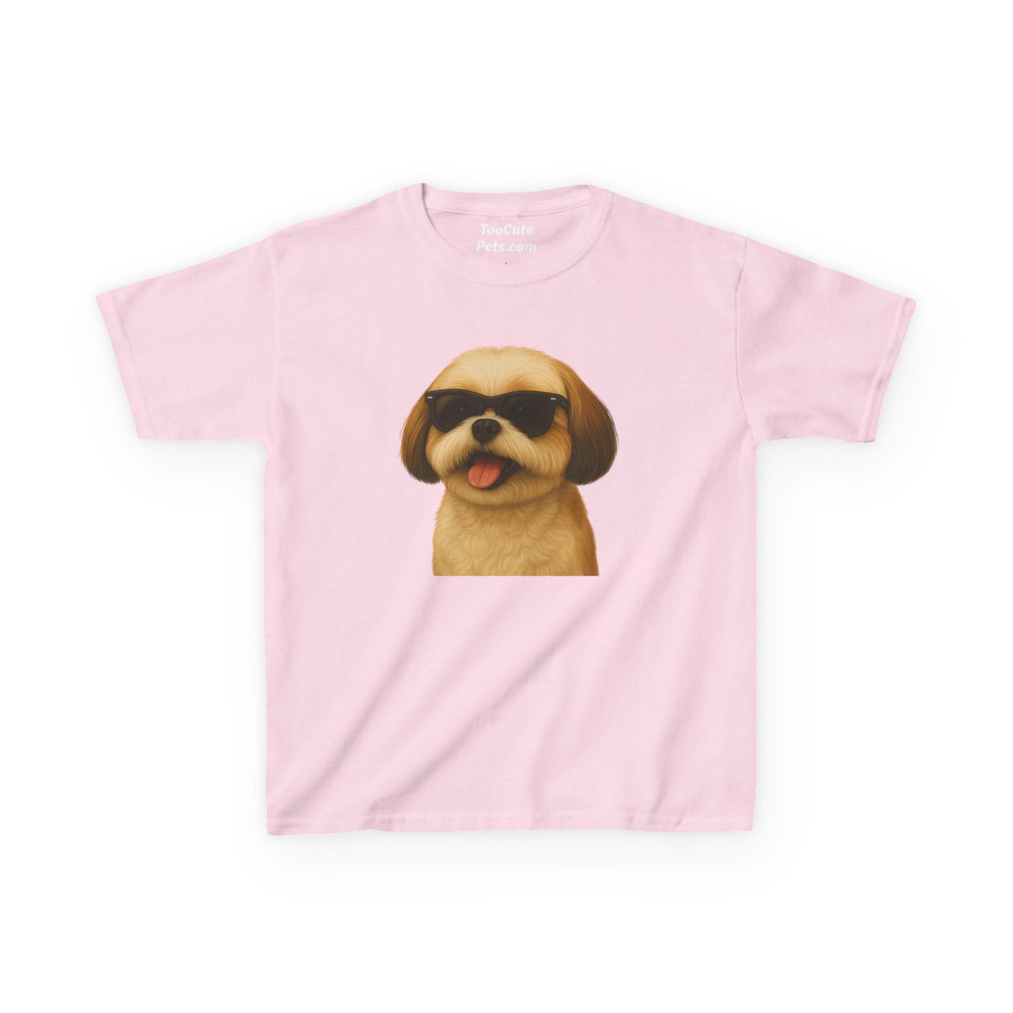 Shih Tzu Wearing Sunglasses - Kids Tee
