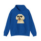 Maltese Wearing Sunglasses - Adult Hoodie