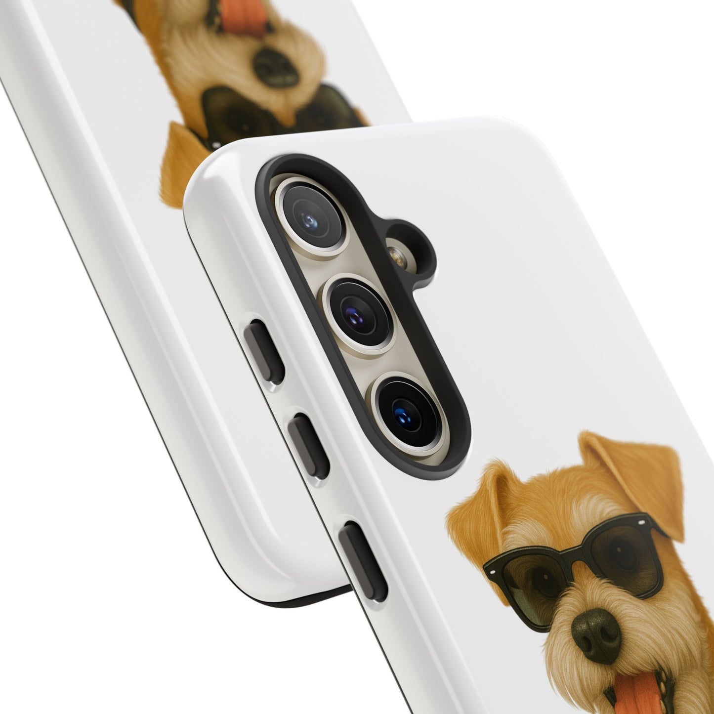 Miniature Schnauzer Wearing Sunglasses - Tough Phone Case