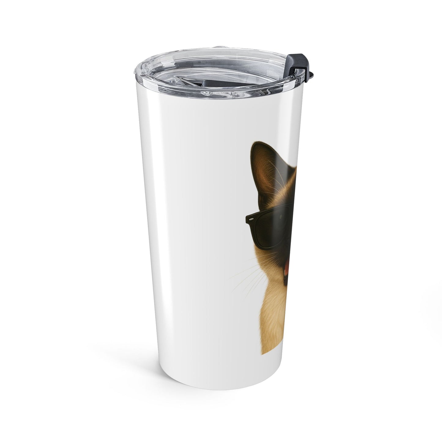 Siamese Cat Wearing Sunglasses - 20oz Tumbler