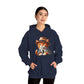 Tabby Cat in Fedora & Suit – Adult Unisex Hoodie
