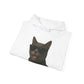 Gray Cat Wearing Sunglasses - Adult Hoodie