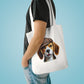 Beagle Wearing a Deerstalker Hat - Cotton Tote Bag