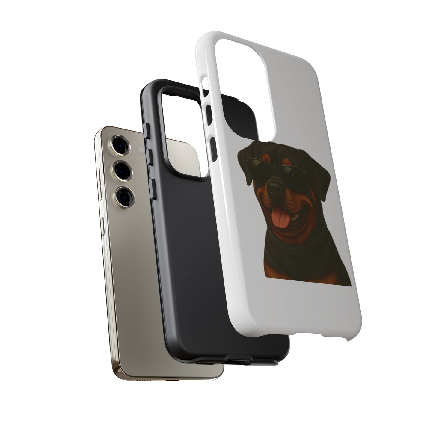 Rottweiler Wearing Sunglasses - Tough Phone Case