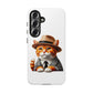 Tabby Cat Wearing a Fedora - Tough Phone Case