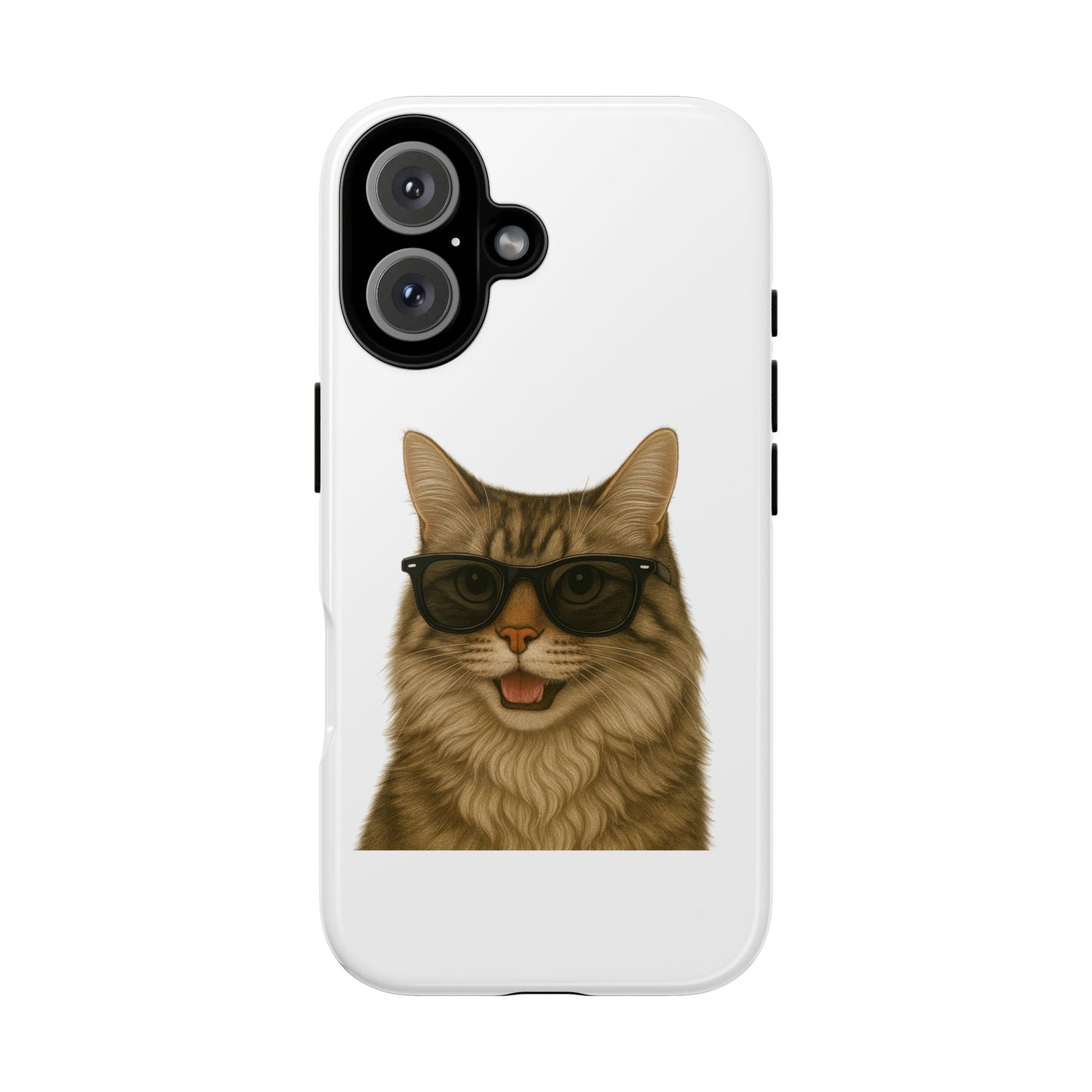 Siberian Cat Wearing Sunglasses - Tough Phone Case