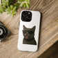 Gray Cat Wearing Sunglasses - Tough Phone Case