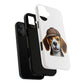 Beagle Wearing a Deerstalker Hat - Tough Phone Case