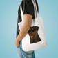 Rottweiler Wearing Sunglasses Cotton Tote Bag
