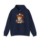 Tabby Cat in Fedora & Suit – Adult Unisex Hoodie
