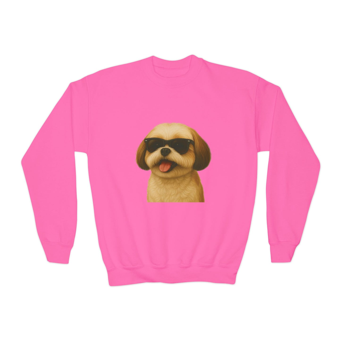 Shih Tzu Wearing Sunglasses - Youth Sweatshirt