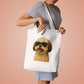 Shih Tzu Wearing Sunglasses Cotton Tote Bag