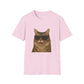 Siberian Cat Wearing Sunglasses - Adult T-Shirt