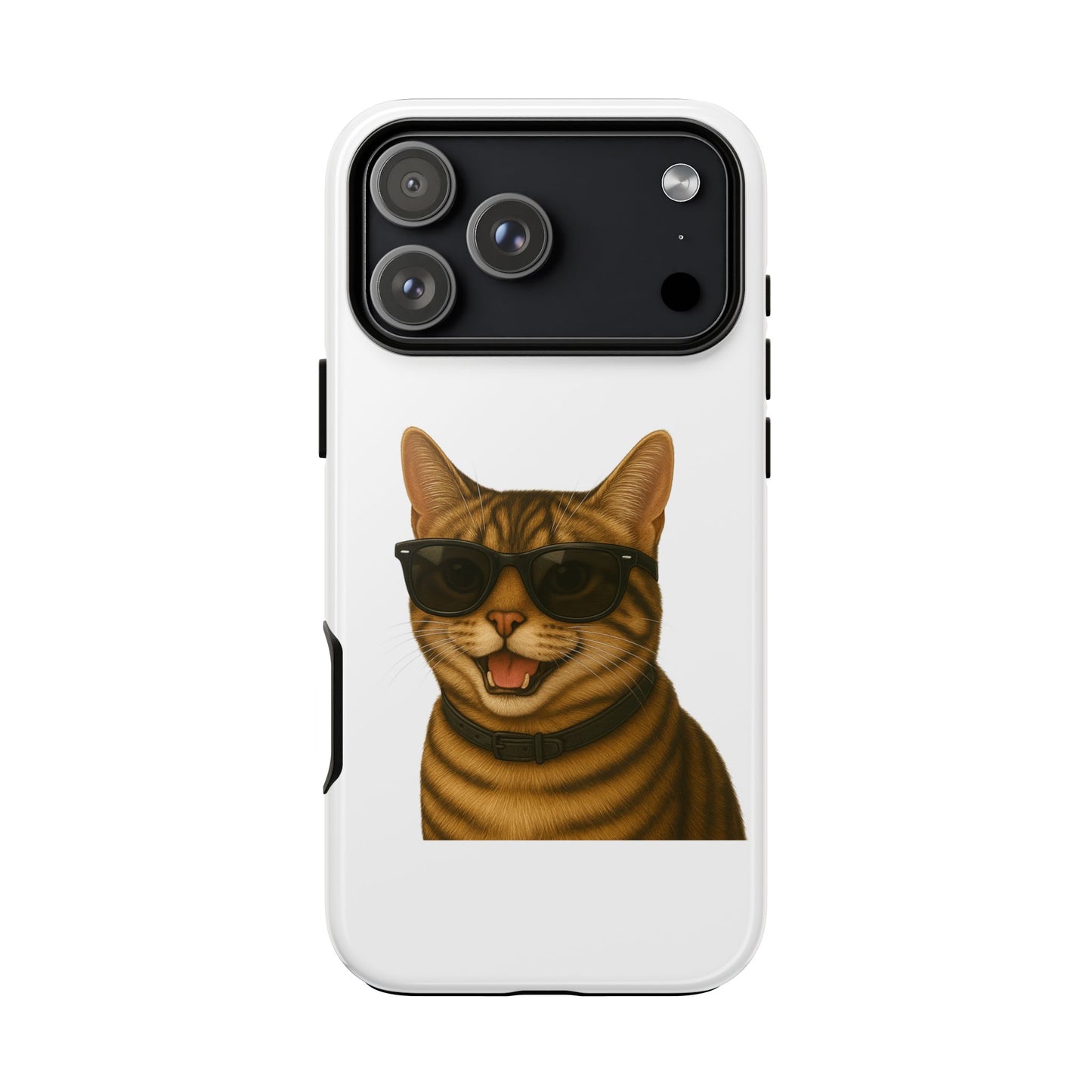 Tabby Cat Wearing Sunglasses - Tough Phone Case