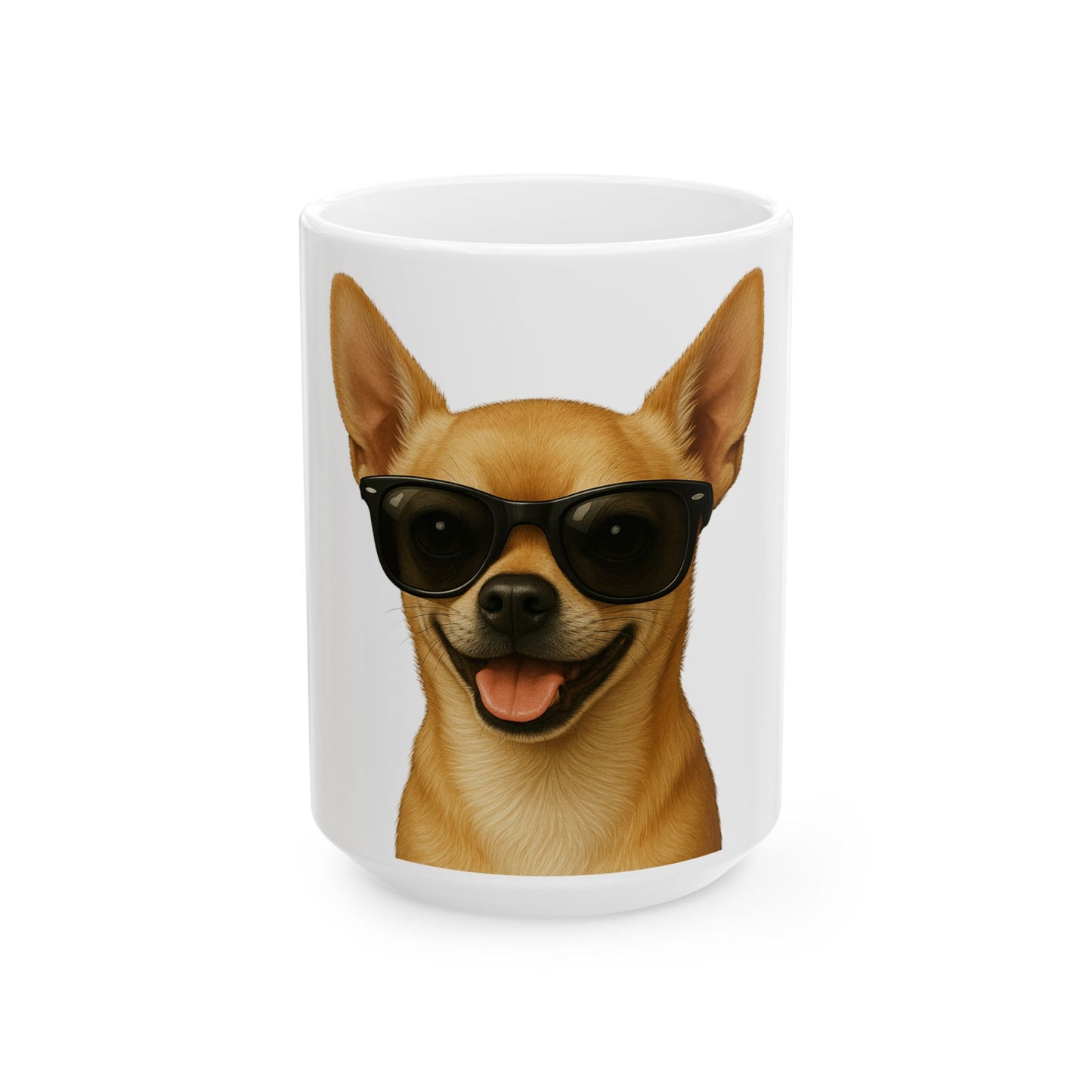 Chihuahua Wearing Sunglasses Ceramic Mug