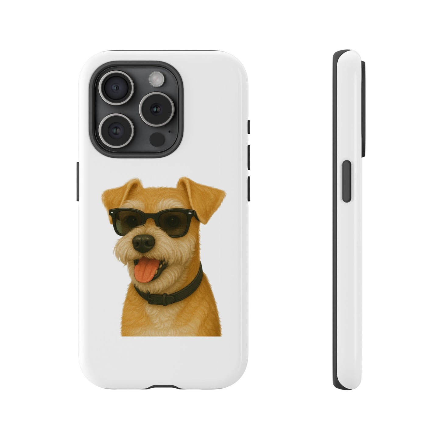 Miniature Schnauzer Wearing Sunglasses - Tough Phone Case