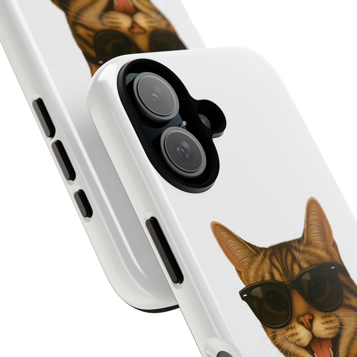Tabby Cat Wearing Sunglasses - Tough Phone Case
