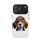 Beagle Wearing a Deerstalker Hat - Tough Phone Case