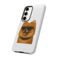 Pomeranian Wearing Sunglasses - Tough Phone Case