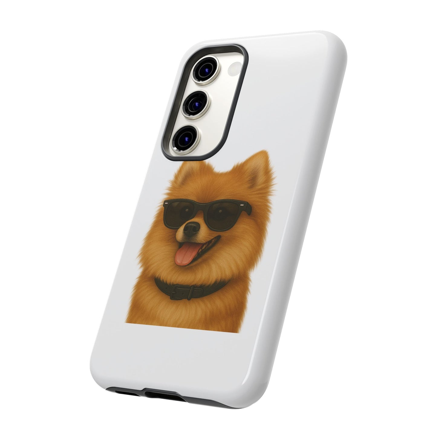 Pomeranian Wearing Sunglasses - Tough Phone Case