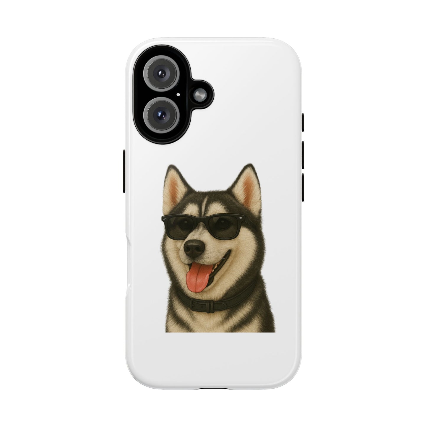 Siberian Husky Wearing Sunglasses - Tough Phone Case