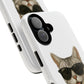 American Shorthair Silver Tabby Wearing Sunglasses - Tough Phone Case