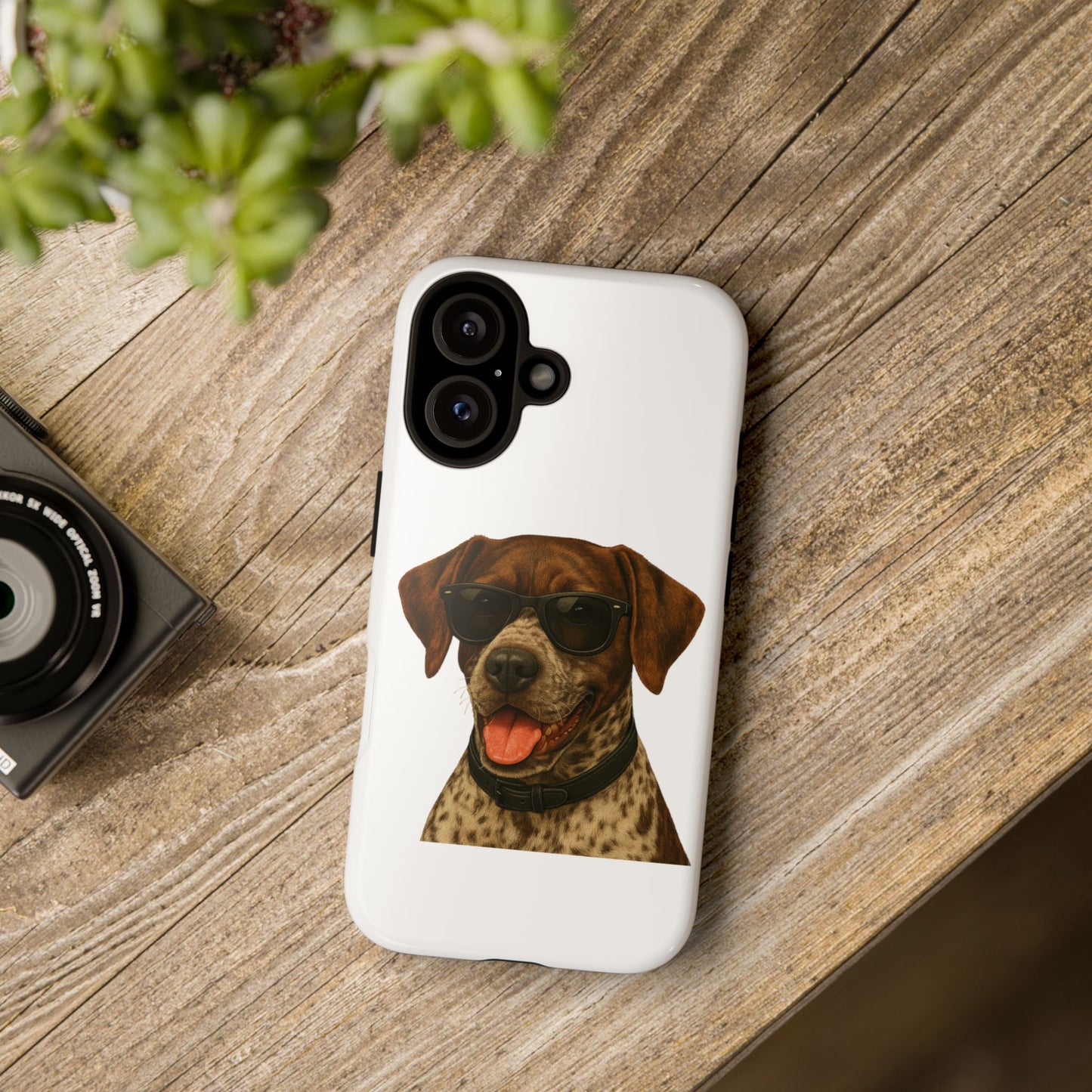 German Shorthaired Pointer Wearing Sunglasses - Tough Phone Case