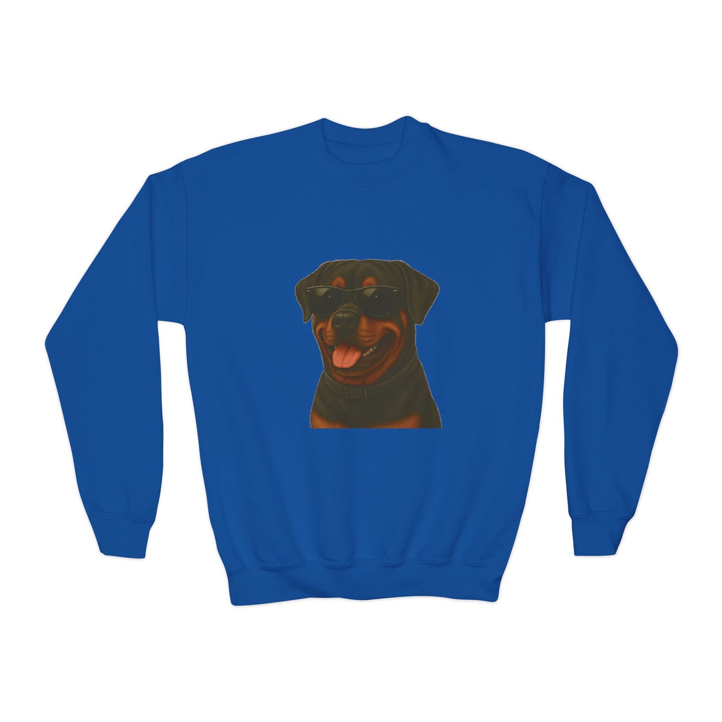 Rottweiler Wearing Sunglasses - Youth Sweatshirt