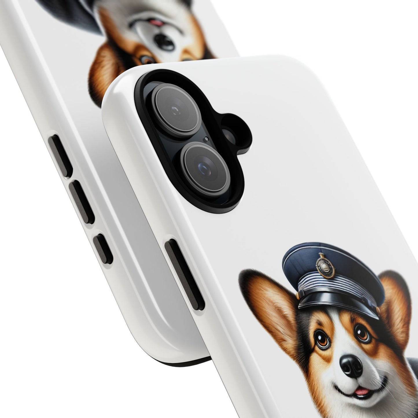 Corgi Wearing a Conductor's Hat - Tough Phone Case