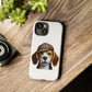 Beagle Wearing a Deerstalker Hat - Tough Phone Case