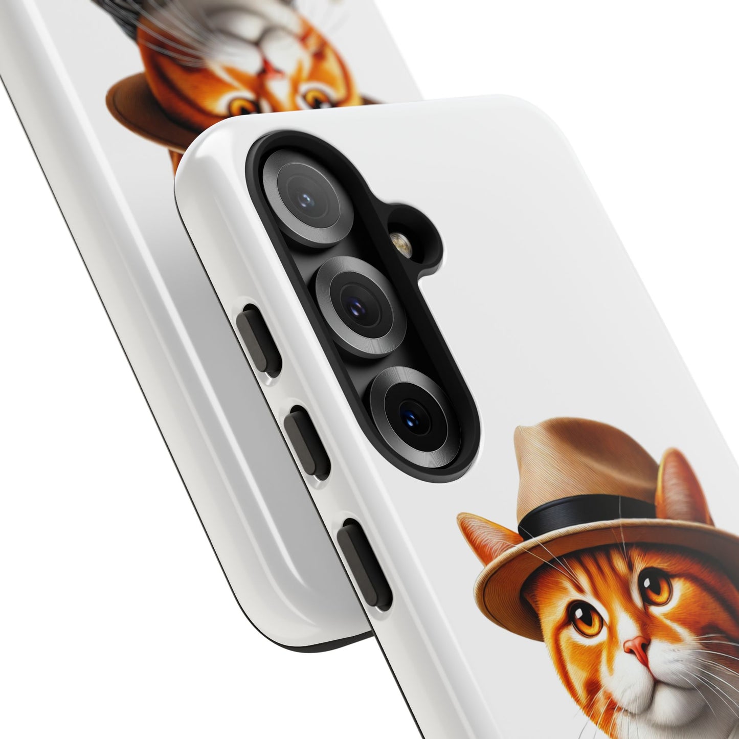 Tabby Cat Wearing a Fedora - Tough Phone Case