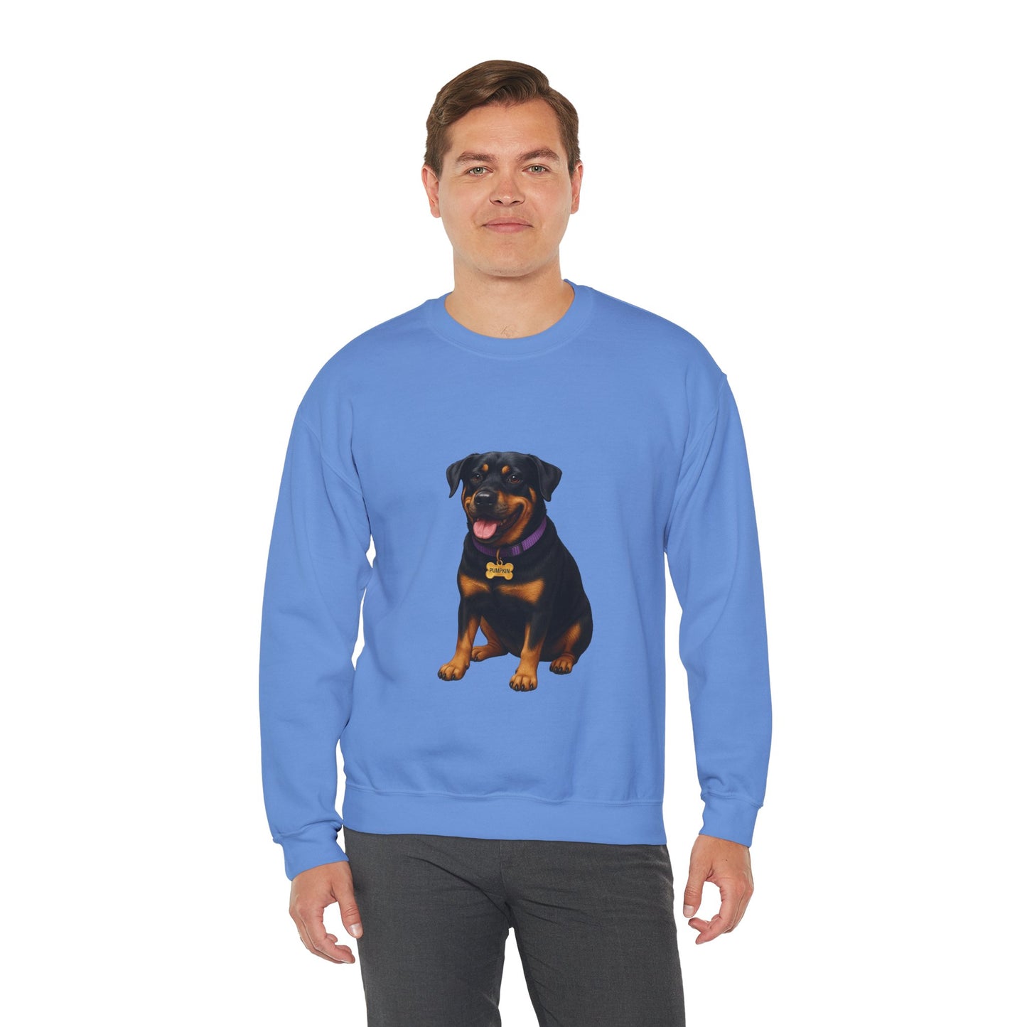 Rottweiler Lab Mix Pumpkin Sweatshirt