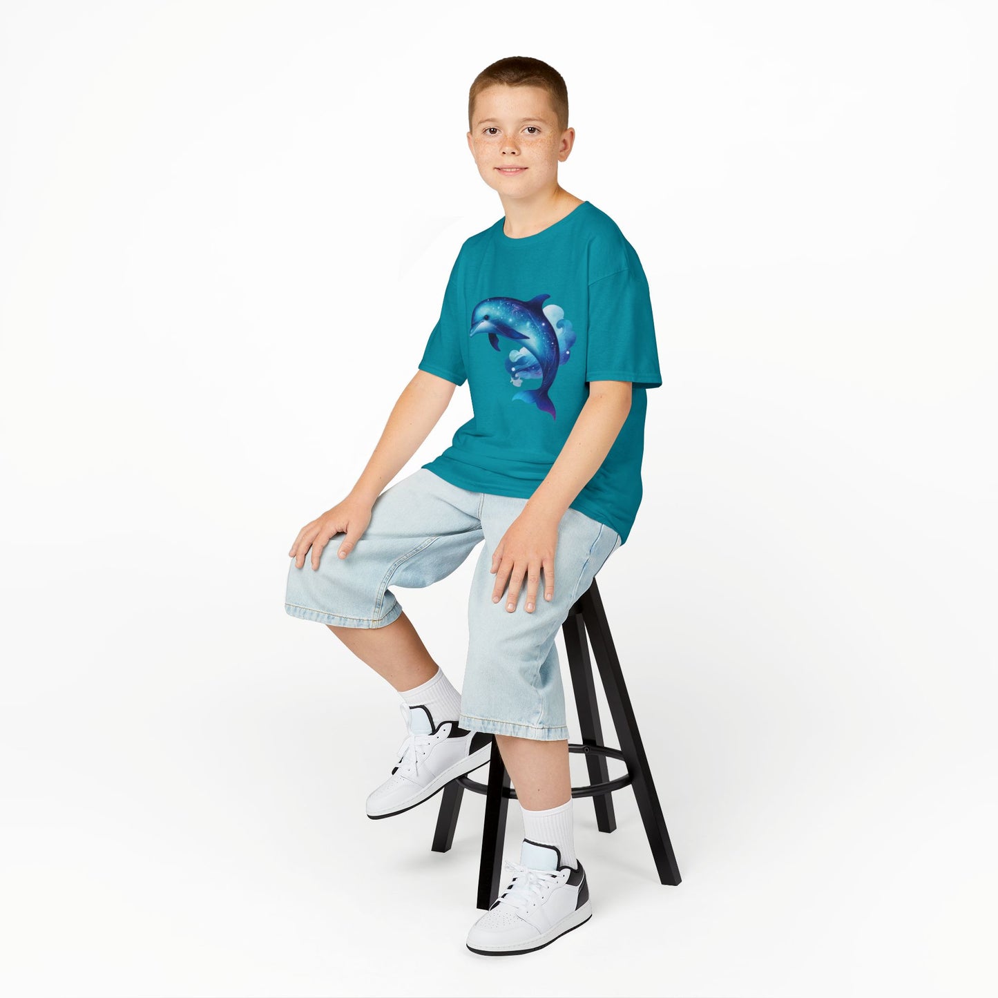 Neptune the Dolphin - Cute Dolphin Youth Tee