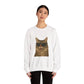 Siberian Cat Wearing Sunglasses - Adult Crewneck Sweatshirt