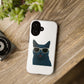 Russian Blue Cat Wearing Sunglasses - Tough Phone Case
