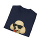 White Poodle Wearing Sunglasses - Adult T-Shirt