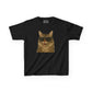 Siberian Cat Wearing Sunglasses Kids Tee