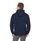 Cute Corgi Wearing A Train Conductors Hat - Adult Hoodie - Too Cute Pets