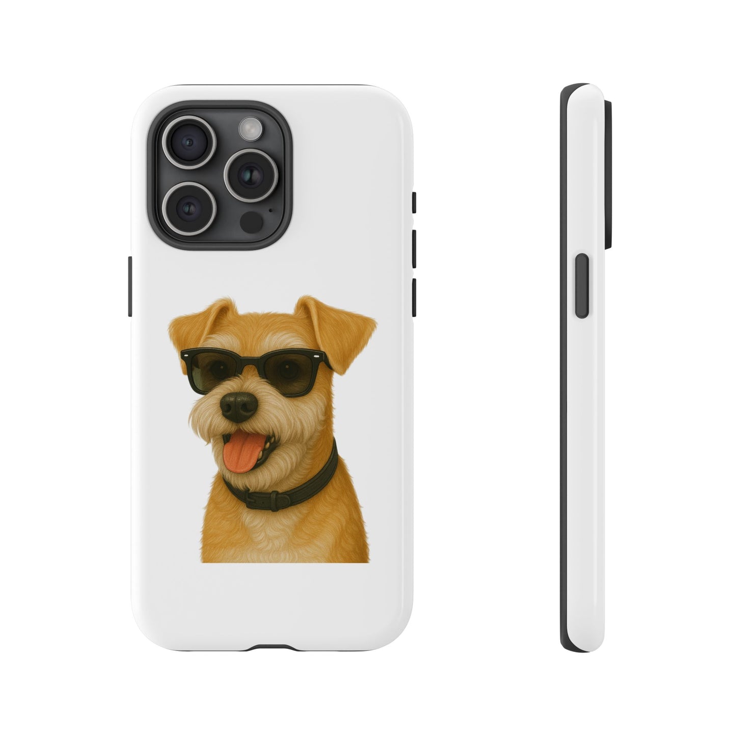 Miniature Schnauzer Wearing Sunglasses - Tough Phone Case