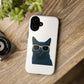 Russian Blue Cat Wearing Sunglasses - Tough Phone Case