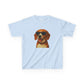 Kids Tee with Beagle Wearing Sunglasses